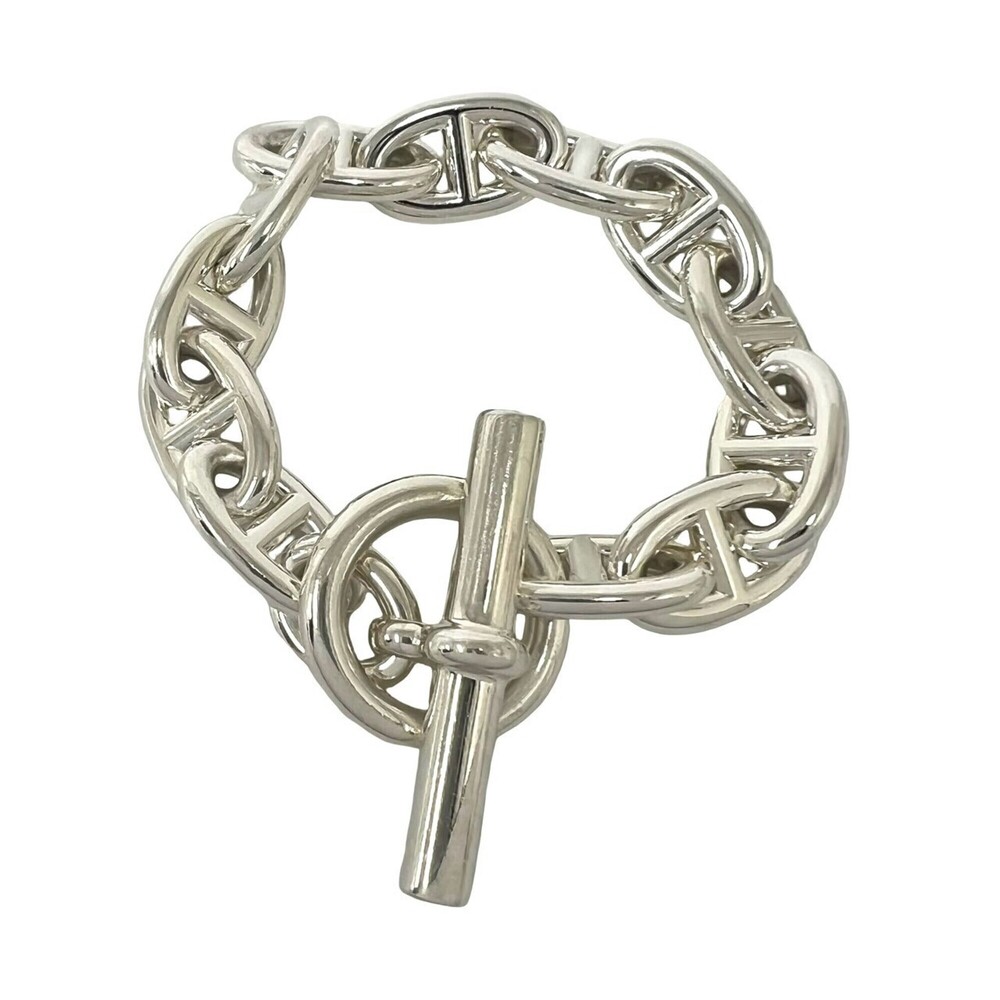 HERMES Chaine d'Ancre TGM 12-link bracelet, 925 sterling silver, accessory, 6...